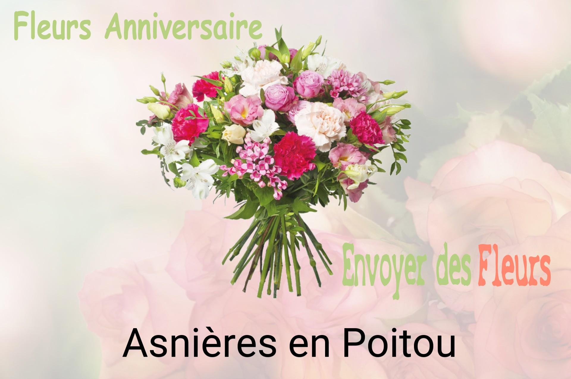 Bouquet de fleurs d’anniversaire livré à Asnières-en-Poitou